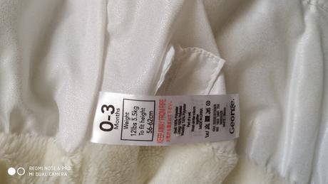 Biela perleťova zimná bundička, george,62