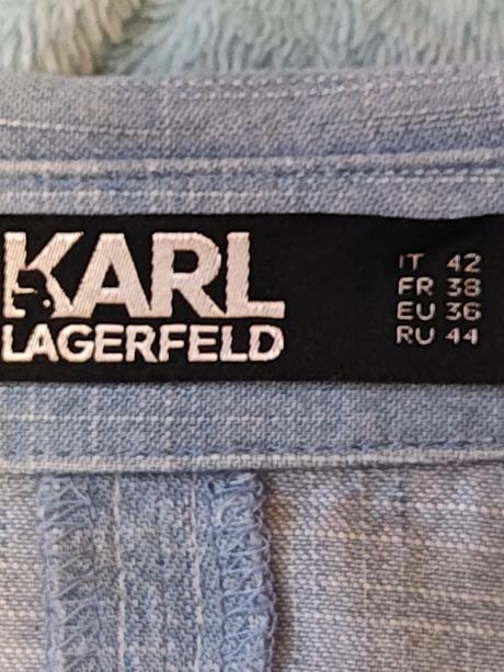 Karl lagerfeld originál košeľové šaty m/l, m