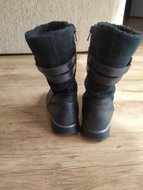 Dievčenské čižmy ecco v.33, ecco,33