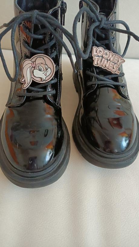 Topánočky lakované čierne č. 34, 34