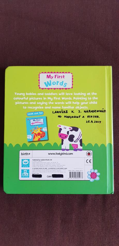 Kniha - my first words, 