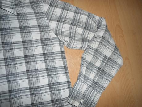 Bielo - siva chlapcenska kosela, fishbone,m