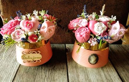 Mydlova kytička menšia so sovičkou, 