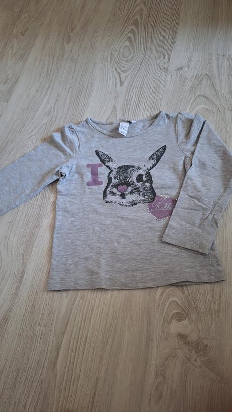 Tricko s dlhym rukavom, h&m,110