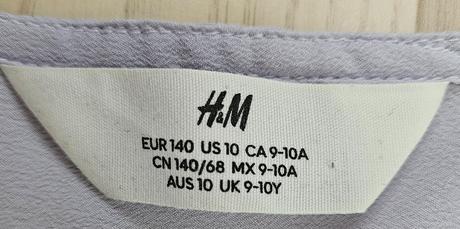 Šaty letné plážové, h&m,140