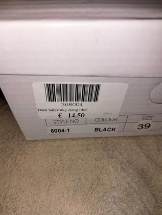 Dámske balerinky, 39