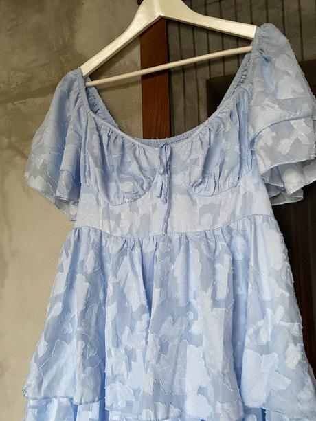 Volánové princeznovské spoločenské šaty, xl