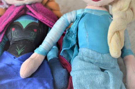 Plyšová anna+elsa-frozen, 