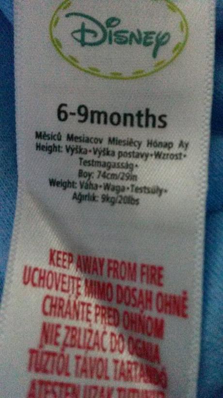 Disney dupacky/overal 6-9mes, 74cm, vratane post, disney,74