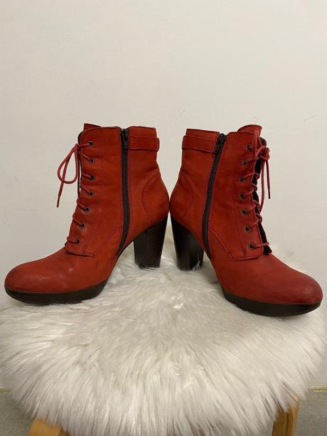 Kožené členkové čižmičky, 37