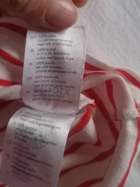 Set - tričko s margarétkou a 3/4-vé capri legíny, lindex,104