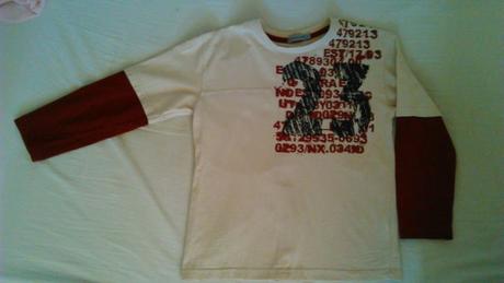 Tričko s dlhým rukávom, veľkosť 134, 128