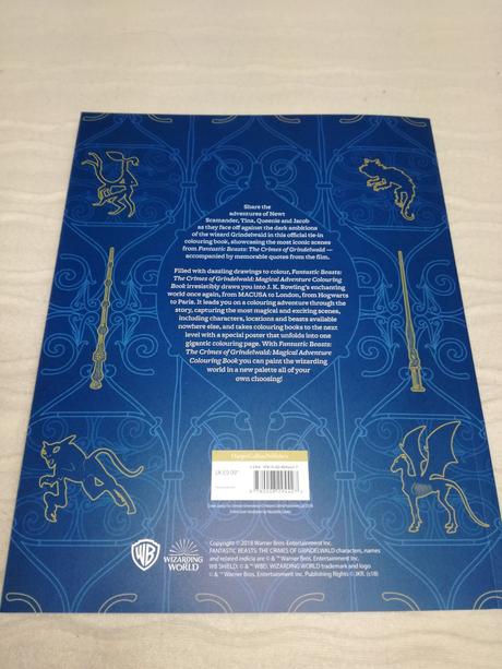 The crimes of grindelwald colouring book nsp20, 