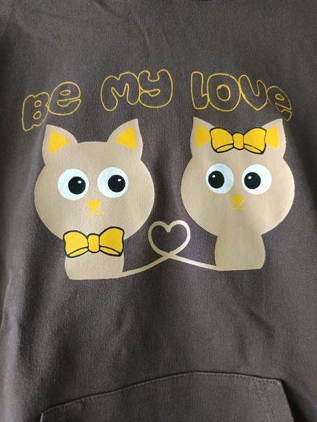 Hnedá mikina s kapucňou, m