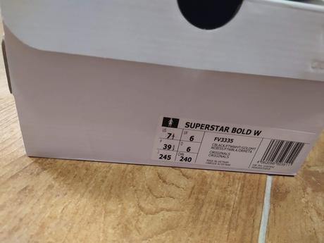 Tenisky superstar bold, adidas,39