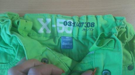 Riflovinové kraťasky na 2-3 roky , dopodopo,98