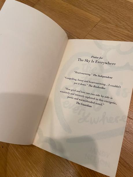 Kniha the sky is everywhere anglicka, 