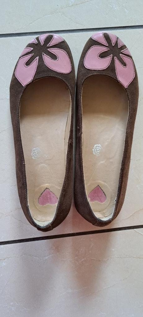 Kožené baleríny, 40