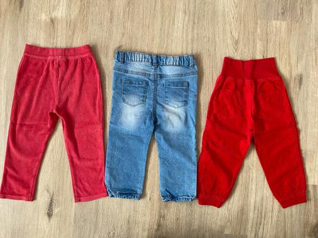 Nohavice, rifle veľkosť 86, lupilu,86