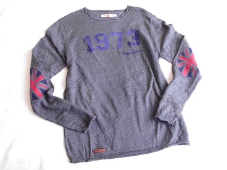 S lakťovkami s kašmírom, pepe jeans,m