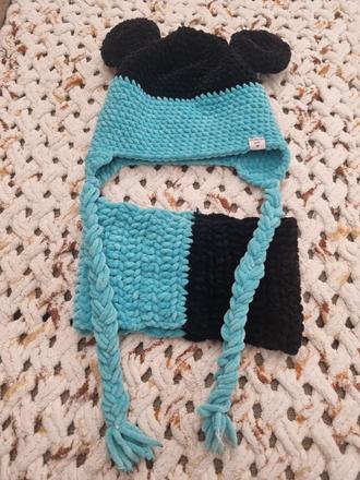 Set čiapka a nákrčník,