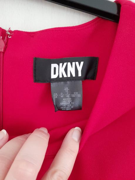 Červené šaty dkny, dkny,44