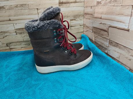 Weinbrenner 36 - dámske kožené zateplené topánky s, 36