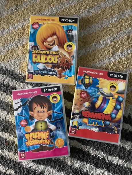 Pc cd-rom lákavé hry pro deti,