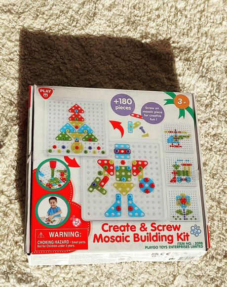 Kreatívna stavebnica - create & screw mosaic builg, 