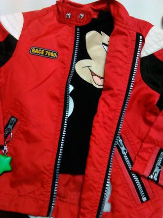 Frajerska bundička +tričko, smile,98