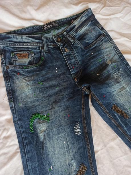 Pánske jeans pre mladého študenta, 34