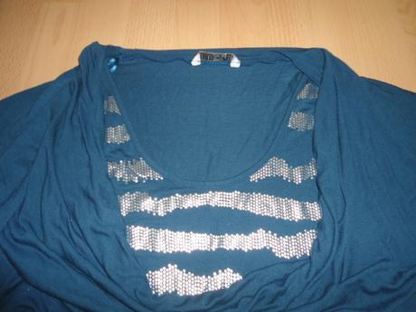 Tmavomodre damske tricko, l