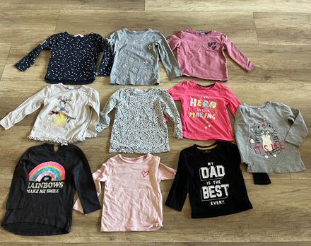 Balík trička pre dievča, 86–98