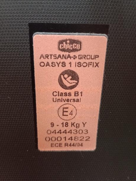 Autosedačka chicco oasis 1, chicco