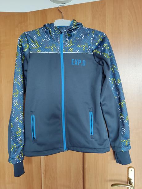 Softshellová bunda šedá v. 158/164 topstav, crivit,158