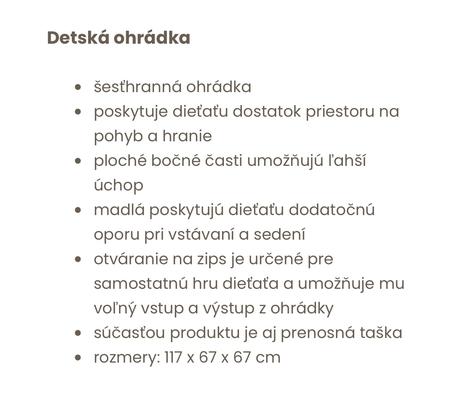 Ohrádka hexagon, šírka (cm): 65,dĺžka (cm): 110