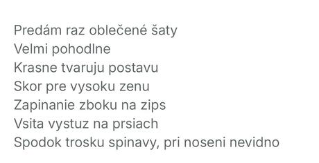 Plesové šaty, m