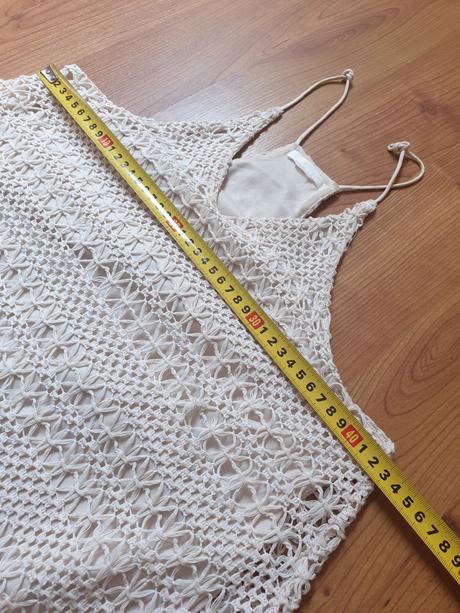 Hackovane saty, h&m,36