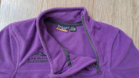 Fialová fleecová mikina, crivit,134