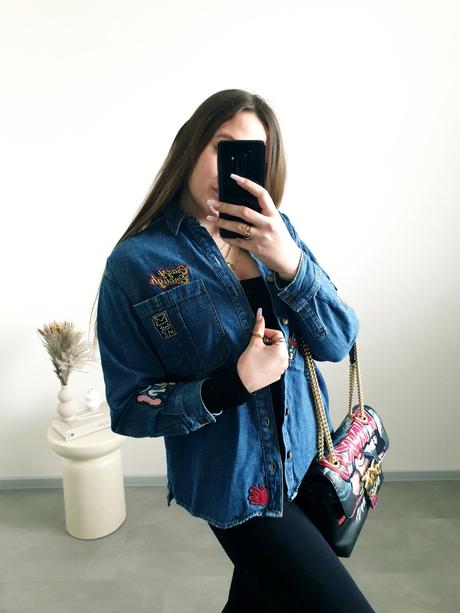 Zara rifľová košeľa m, zara,m