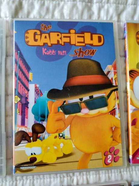 Séria dvd garfield, 
