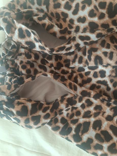Nohavice s leopardím vzorom, stradivarius,l