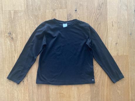 Cierne bavlnene tricko, zara,152