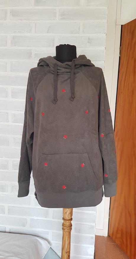 Victoria's secret vyšívaná oversize mikina, victoria's secret,s