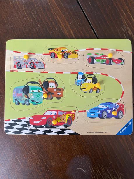 Drevené puzzle s uchytom,