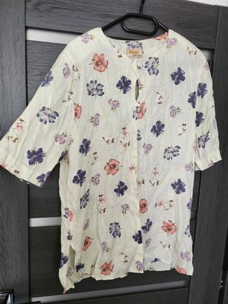 Kvietkova lesklá bluza, l