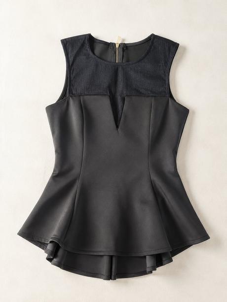 Peplum top, s