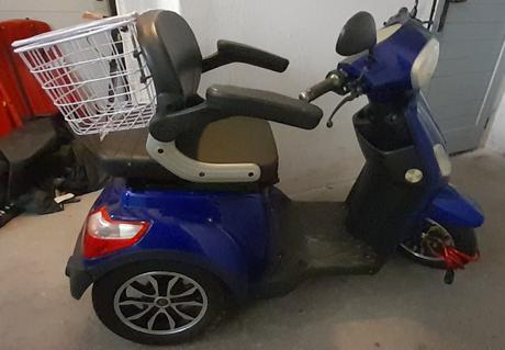 Elektrická trojkolka pre seniorov, 