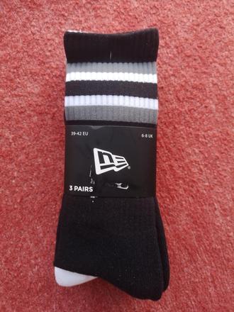 New era ponožky 3 páry veľkosť 39-42, 39 / 40 / 42
