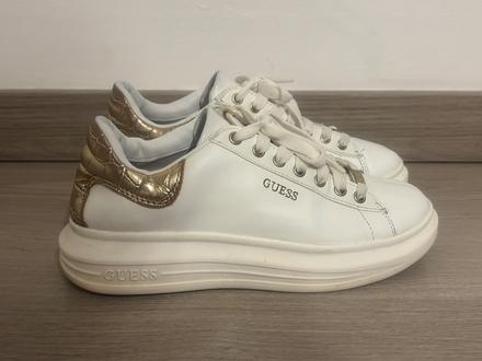 Kozene tenisky biele guess, guess,36
